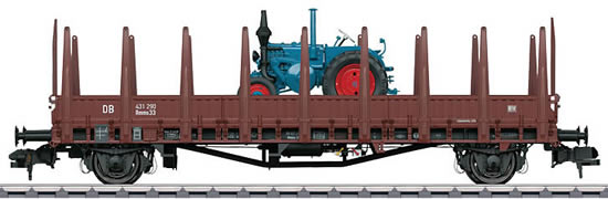 Marklin 58846 - German Stake Car w/Lanz Bulldog Tractor  type Rmms 33 Ulm of the DRG