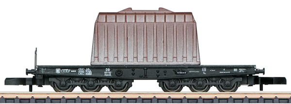 Marklin 82342 - DB Type SSym 46 Heavy-Duty Flat Car w/Load of an Insulated Hood, Era III