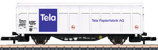 Marklin 82384 - Swiss Type Hbbins Sliding Wall Boxcar of the SBB