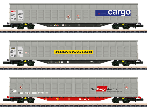 Marklin 82418 - Sliding Wall Boxcar Set