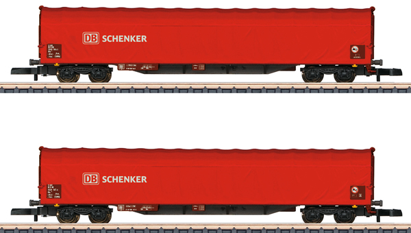 Marklin 82426 - German Sliding Tarp Car Set of the DB AG