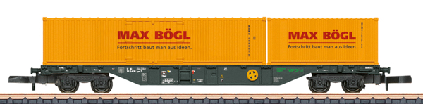 Marklin 82642 - 82642 Type Sgns Container Transport Car with Containers