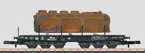 Marklin 82702 - DB Heavy-Duty Flat Car with a Load