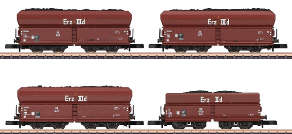 Marklin 86307 - DB Coal Traffic Freight 4-Car Set, Era IIIa