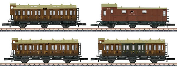 Marklin 87041 - 4pc Passenger Car Set of the KPEV