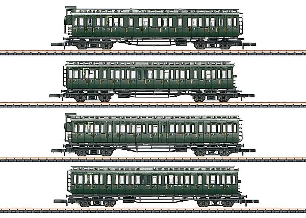 Marklin 87565 - German Passenger Car Set of the DB 