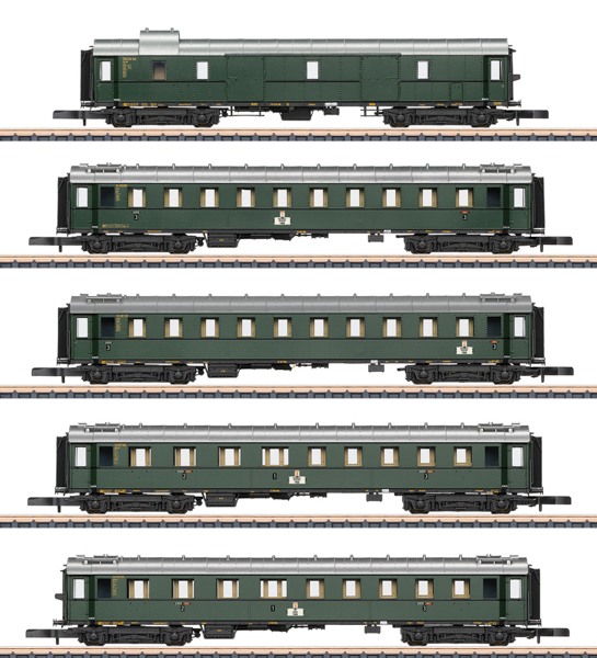 Marklin 87620 - 5pc Standard Design 1928 to 1930 Express Train Car Set