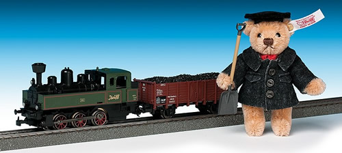 Marklin 94343 - Marklin Steiff Train Set in a Wooden Box