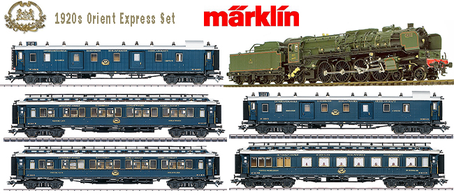 Marklin MA00100 - 1920s Orient Express Set (Illuminated with
