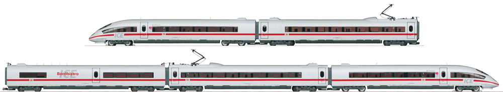Marklin 37788 - German ICE 3 Powered Rail Car Train of the DG AG