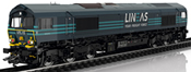 Dutch Diesel Locomotive EMD Serie 66 of the LINEAS