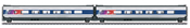 2pc French TGV POS Add-on Car Set 2 of the SNCF