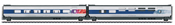 2pc French TGV POS Add-on Car Set 3 of the SNCF