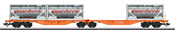 Type Sggrss Double Container Transport Car 