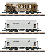 Wagon set sliding tarpaulin wagon Captrain