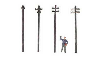 MBZ R90106 - Telegraph Pole with 6 Isolators