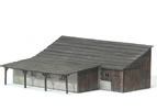 Shed with Pent Roof