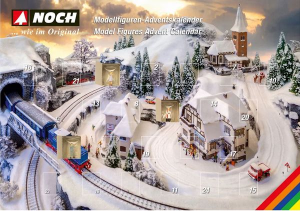 Noch 15997 - Figures Advent Calendar HO - 2024