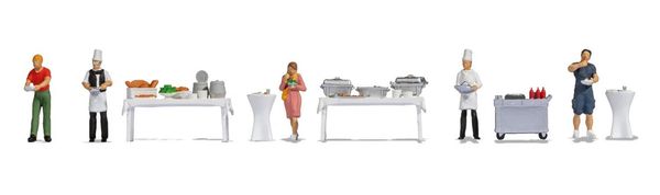 Noch 16276 - Themed Figures Set ‘Buffet‘