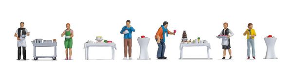 Noch 16277 - Themed Figures Set ‘Buffet‘