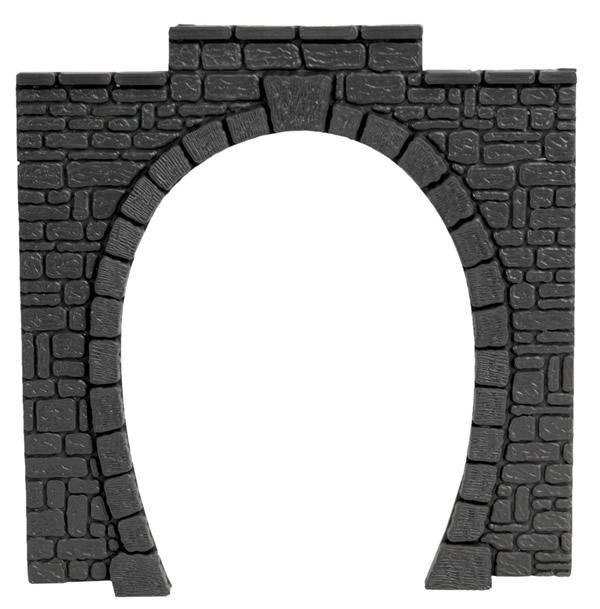 Noch 60010 - Tunnel Portal plastic, single track, 11 x 11 cm