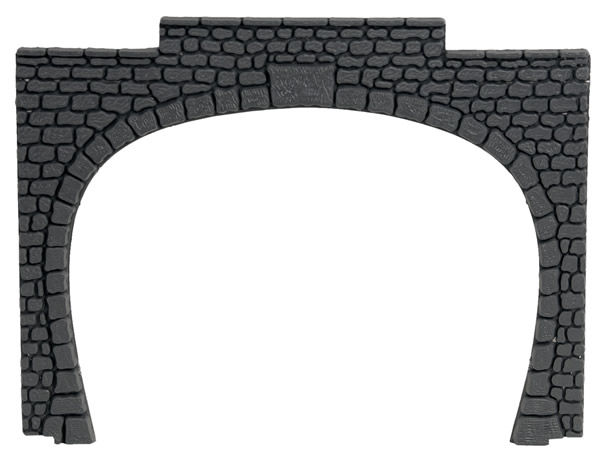 Noch 60020 - Tunnel Portal plastic, double track,