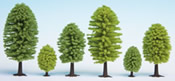 Deciduous Trees, 10 pieces, 3.5 - 5 cm high