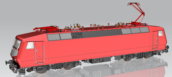 Piko 21696 - German Electric Locomotive BR 120 of the DB(DCC Sound Decoder)