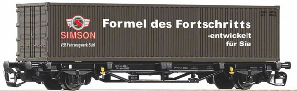 Piko 47722 - Container carrier wagon Lgs579 Simson of the DR