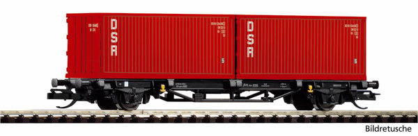 Piko 47727 - DSR Flatcar w/2 20 Containers