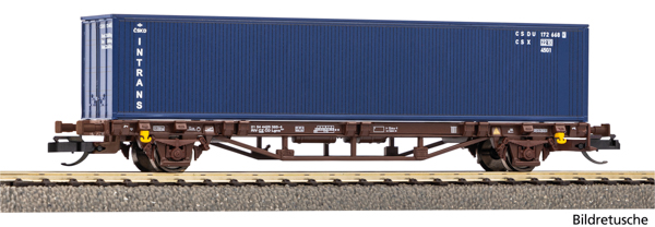 Piko 47728 - Flatcar w/40 Intrans Container