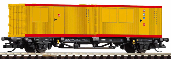 Piko 47729 - Flatcar w/2 20 Containers PIKO Rail Service