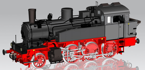 Piko 50732 - German Steam Locomotive BR 91.3 of the DB (DCC Sound Decoder)