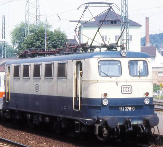 Piko 51517 - German Electric Locomotive BR 141 of the DB - blue/beige