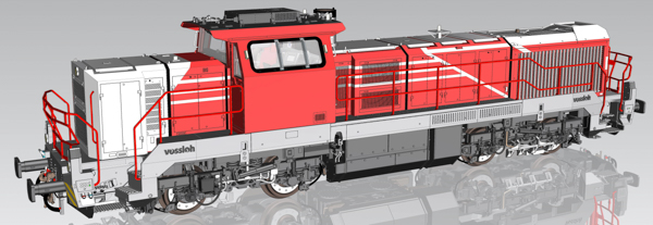 Piko 52368 - Luxembourg Diesel Locomotive DE 18 of the CFL(DCC Sound Decoder)