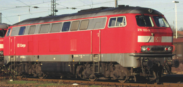 Piko 52568 - German Diesel Locomotive BR 216 of the DB Cargo (DCC Sound Decoder)