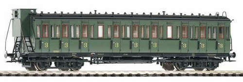 Piko 53313 - Comp.Car 3rd Cl. w/Brake Cab SNCB III