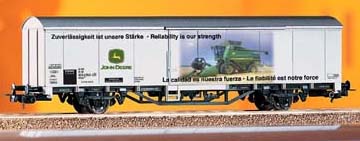 PIKO様 Piko 54079 - Box Car J. Deere - Harvester D