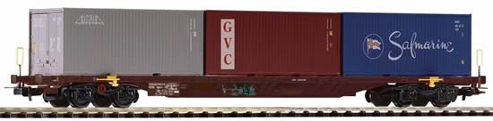Piko 54683 - Flatcar Sgns NS w/3 Containers