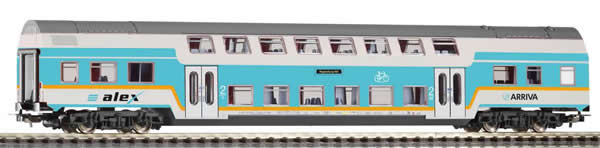 Piko 57688 - Double decker 2nd class passenger car ALEX