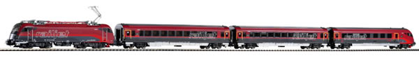 Piko 58132 - 3pc Austrian Railjet Set Rh1216 of the OBB