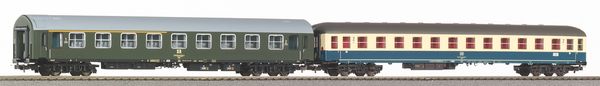 Piko 58244 - German  Set of 2 passenger coaches D 244 Brest Cologne of the DR