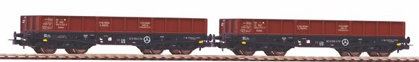 Piko 58261 - Polish Set of 2 flat cars 401Zb of the PKP