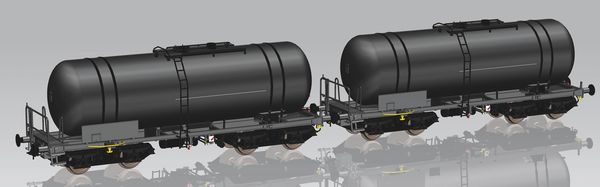 Piko 58264 - Polish Set of 2 tank cars 406Ra Zaes of the PKP