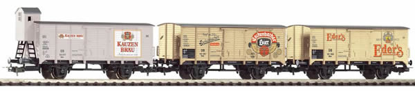 Piko 58353 - 3pc Beer wagon set