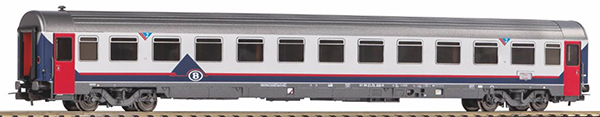 Piko 58542 - Belgian Eurofima express train passenger car, 2nd class, of the SNCB