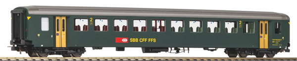 Piko 96778 - EW I 2nd Class Passenger car w/new script - green