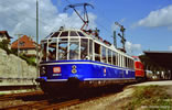 German Glass Train Rail Car of the DB