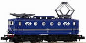Dutch Electric locomotive Rh 1100 of the NS (Sound)