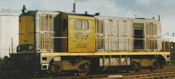 Dutch Diesel Locomotive 2400 w/beacon of the NS gray-yellow 